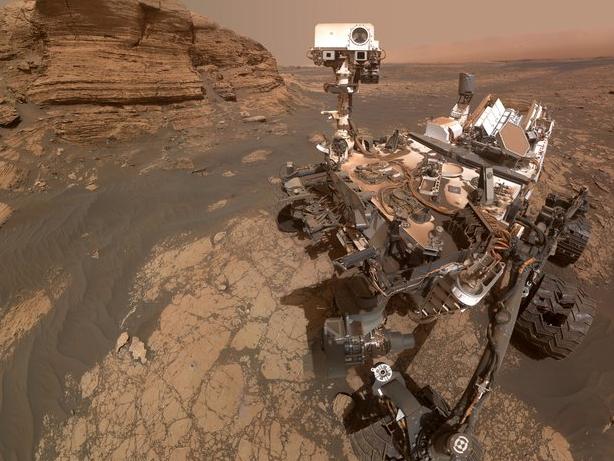 Rare space selfie from Mars rover