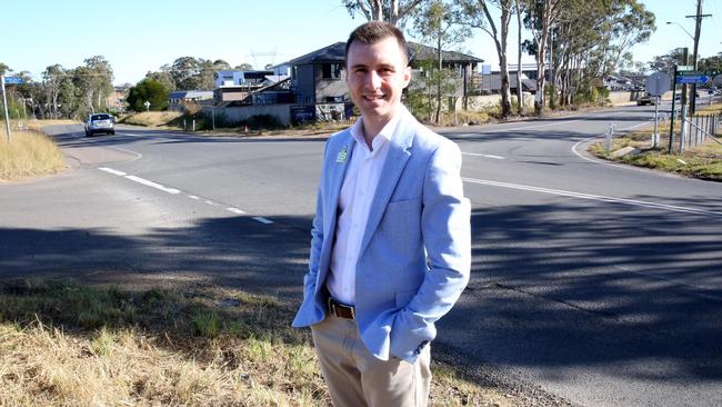 Hills Shire mayor Peter Gangemi at Annangrove Road. Picture: Facebook