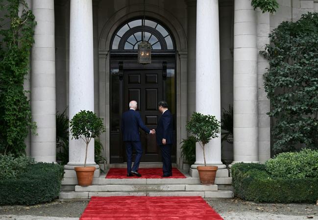 The steps where Joe Biden greeted Xi Jinping feature in the TV soap opera Dynasty