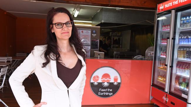 Teaki Page of Feed the Earthlings is ready to open their second Gold Coast store in Burleigh. Picture John Gass