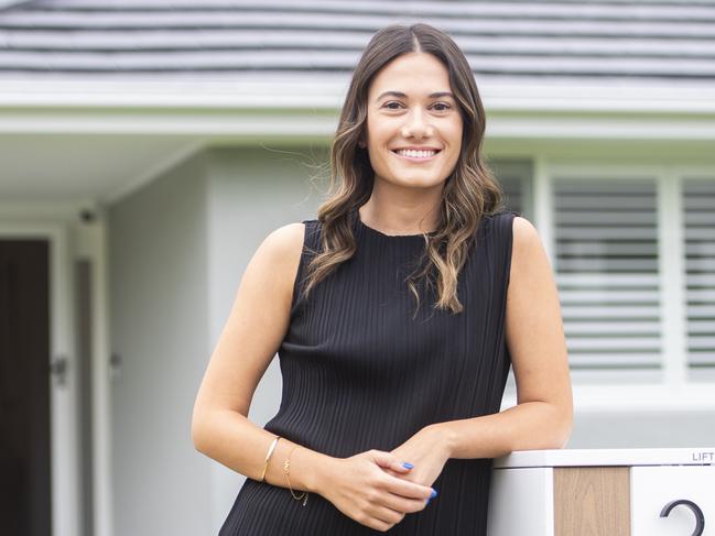 Renee Booth at her Blacktown home. Picture: Jeremy Piper