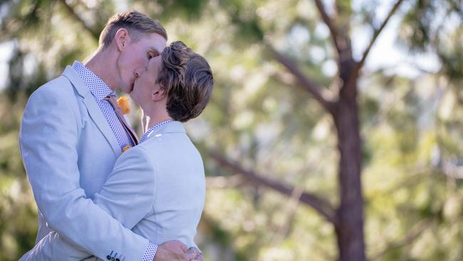 Luke Sullivan and Craig Burns' wedding. Photo: James Dean Photography