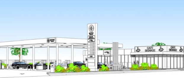 A development application which could see a new service station and cafe built in Childers has been lodged with the Bundaberg Regional Council. Designs by Verve.