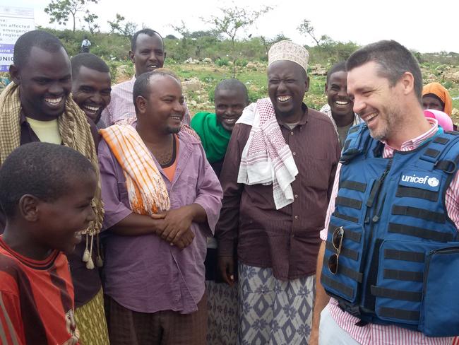 UNICEF child protection officer Brendan Ross.