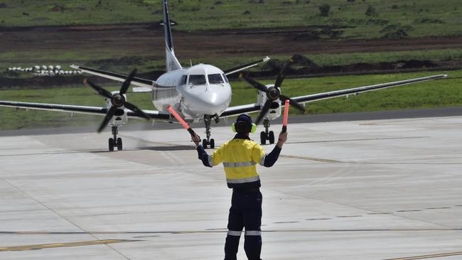 New service by REX - Regional Express Service starts at Brisbane West Wellcamp Airport.Photo Bev Lacey / The Chronicle