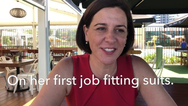 LNP leader Deb Frecklington speaks to the Gold Coast Bulletin