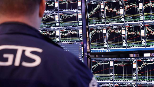 NEW YORK, NEW YORK - FEBRUARY 23: Traders work on the floor of the New York Stock Exchange during morning trading on February 23, 2024 in New York City. The market opened continuing its rise after yesterdays closing with the S&P 500, the Nasdaq Composite posting their best day since early 2023 and the Dow Jones surpassing 39,000 for the first time ever amid Nvidia reporting a stronger-than-expected quarterly results.   Michael M. Santiago/Getty Images/AFP (Photo by Michael M. Santiago / GETTY IMAGES NORTH AMERICA / Getty Images via AFP)