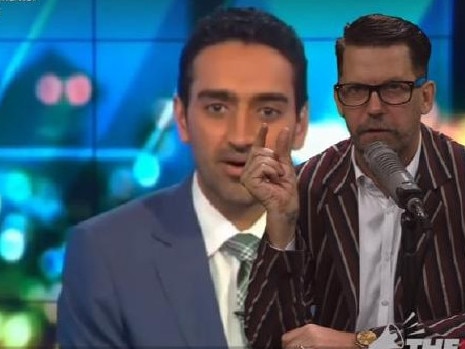 McInnes attacked Waleed Aly for his views on Donald Trump.