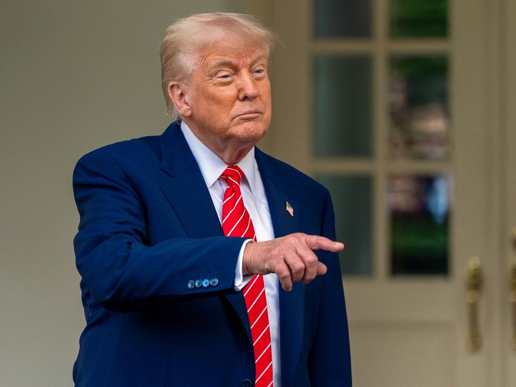 President Donald Trump is sending his officials to negotiate on tariffs with China. Picture: AP Photo