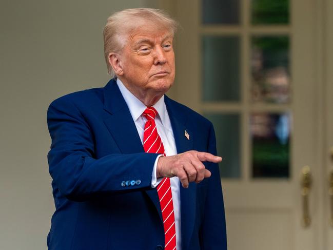 President Donald Trump is sending his officials to negotiate on tariffs with China. Picture: AP Photo