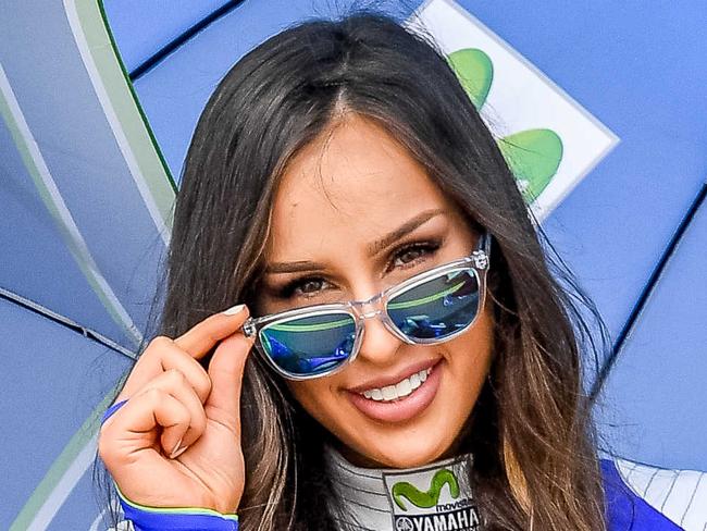 Moto GP Phillip Island 2017. Yamaha grid girls. Picture: Jake Nowakowski