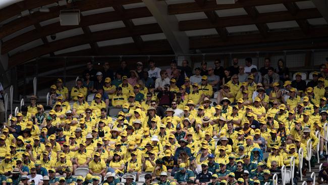 Australia’s travelling fans have packed out the first two Ashes venues. Picture: Getty