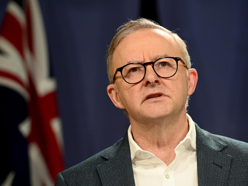 Anthony Albanese says he’s not looking at asking public hospitals to provide abortions. Picture: NCA NewsWire / Jeremy Piper