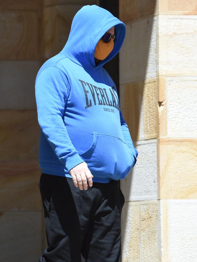 Nicholas Masling outside court. Picture: Naomi Jellicoe