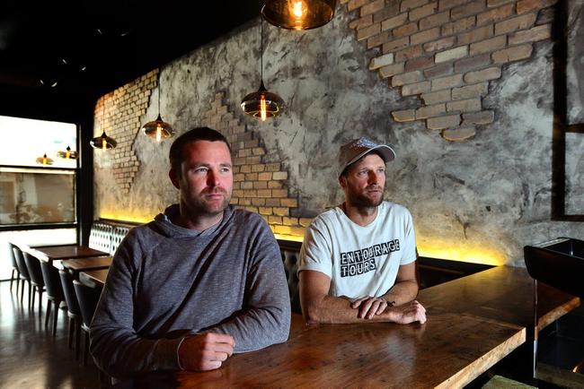 Orleans Bar and Restaurant owners Liam Brown and Brendan Bryant are looking forward to opening in Duporth Ave on Friday. . Picture: john mccutcheon