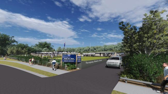 Plans for the Torquay Bowls Club include a redesigned car park and an additional bowling green. Picture: Torquay Bowls Club