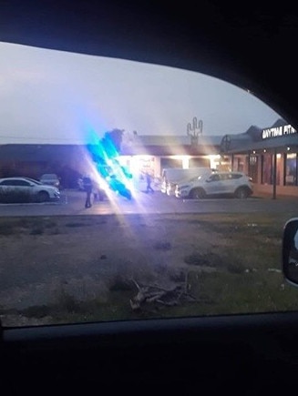 Police at Taco Bill carpark in Epping