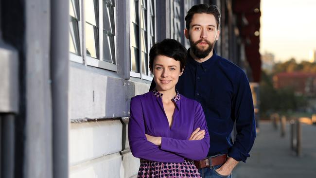 Tara Clark with husband Oleg Pupovac are producing the Australia Theatre for Young People’s newest play Drift Picture: Christian Gilles