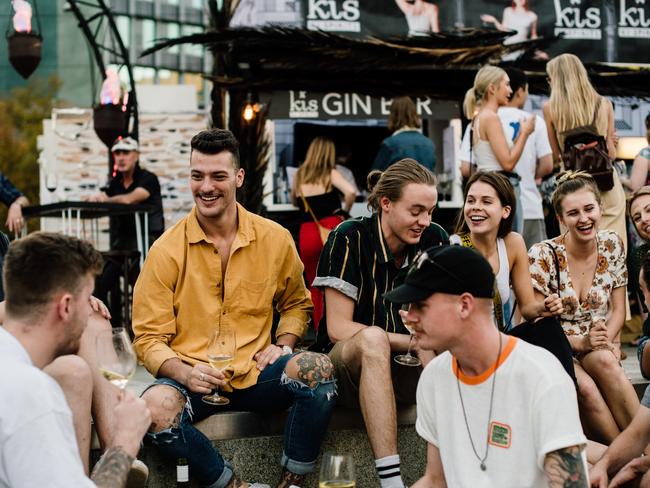 Tasting Australia and venues such as the Town Square will return in 2021. Picture: Nowandthenphotography