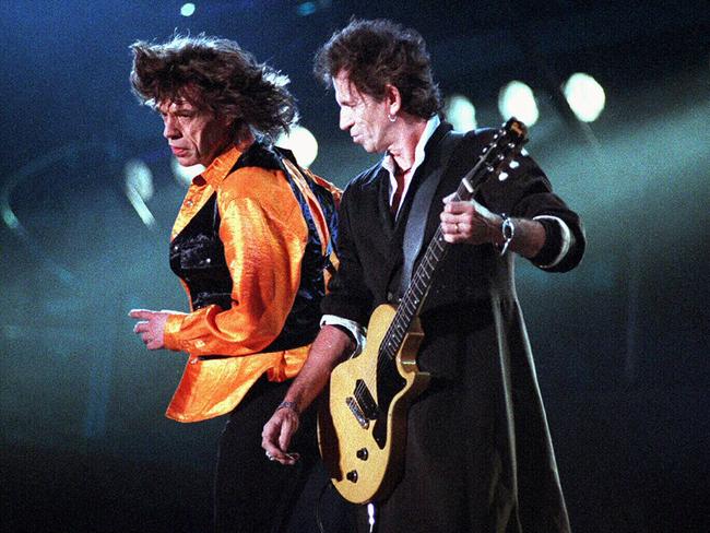 Rolling Stones frontman Mick Jagger (left) and guitaritst Keith Richards perform. Picture: File