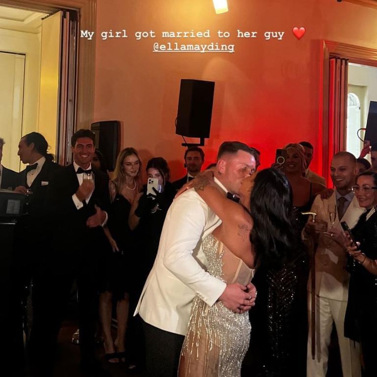 Ella Ding marries Guy Palermo. Picture Instagram