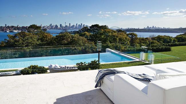 The view from the mansion La Mer in Vaucluse.