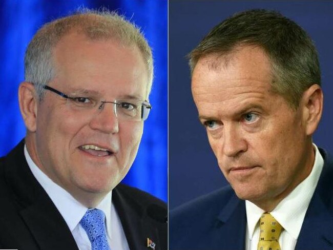 Scott Morrison’s long-term pledge is to give people additional incentive to earn more by taking less in tax. Bill Shorten has no such vision. Picture: Supplied