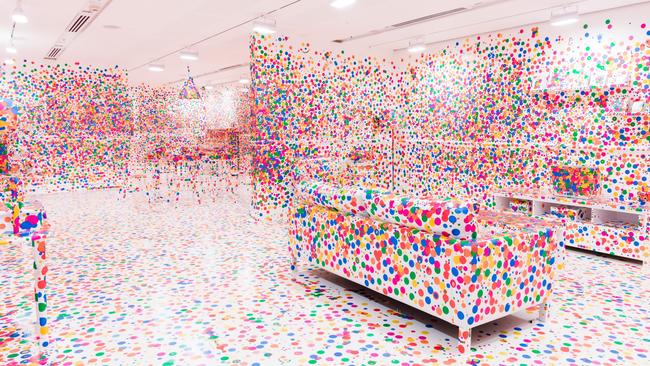 Kusama's The Obliteration Room 2002 – present. Picture: N Harth