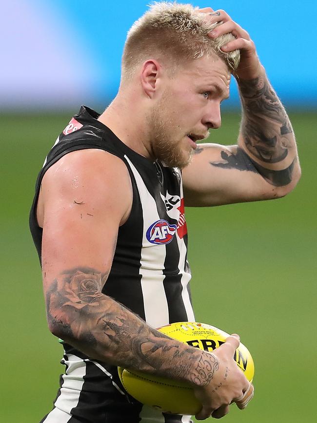 Collingwood star Jordan de Goey. Picture: Getty Images