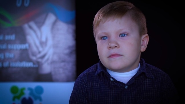 Bleach bath for baby Brock as he suffers eczema