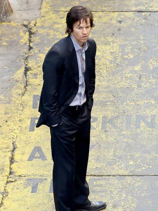 Wahlberg filming The Gambler in L.A.