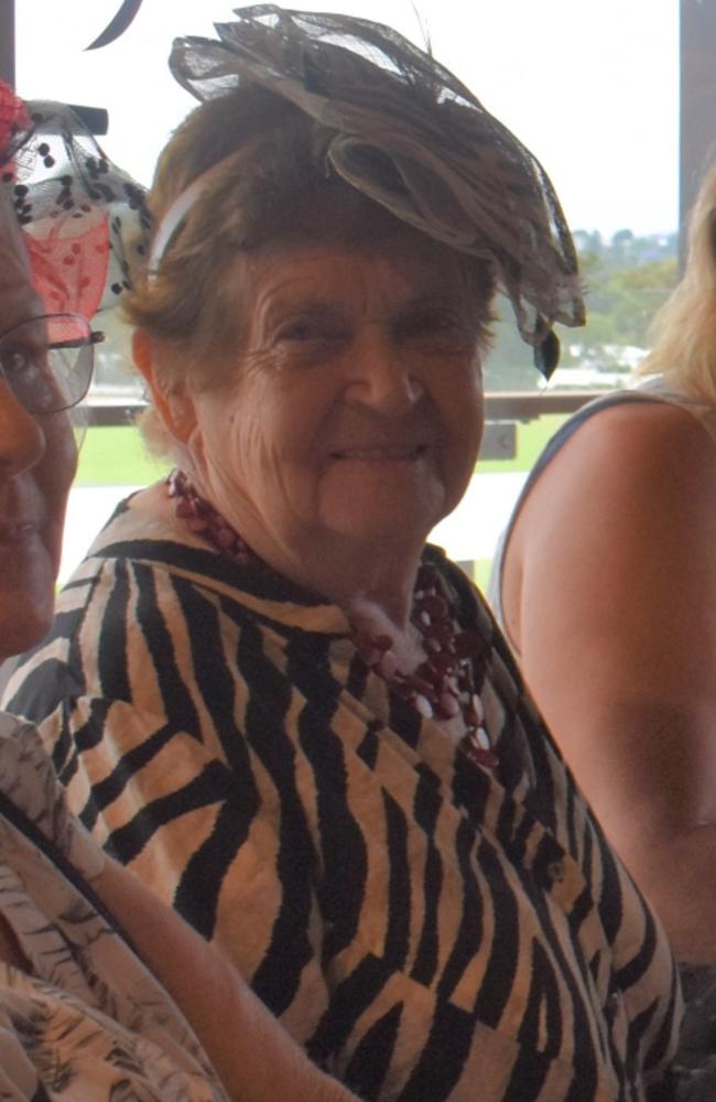 Norma Dutton in happier times at the Pavilion on Melbourne Cup Day 2022.