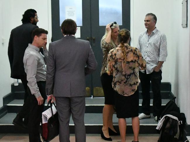 John and Yvette Nikolic at the High Court in Suva today. Picture: Varanisese Bolatagane/ News Corp Australia