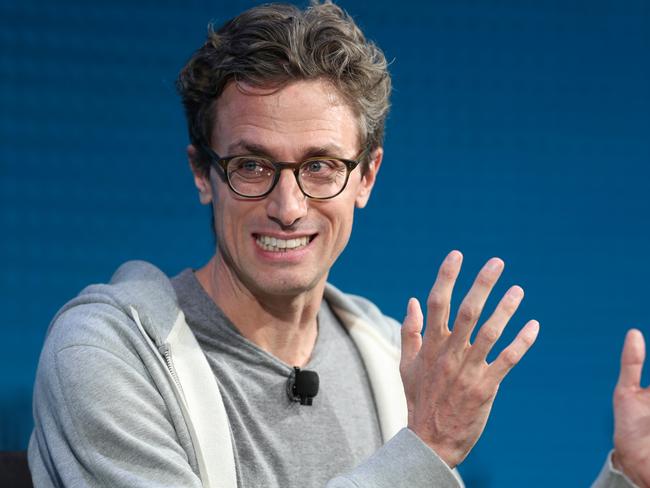 Jonah Peretti, Founder and CEO, Buzzfeed, speaks at the Wall Street Journal Digital Conference in Laguna Beach, California, U.S. October 18, 2017. REUTERS/Lucy Nicholson - RC13AE414600