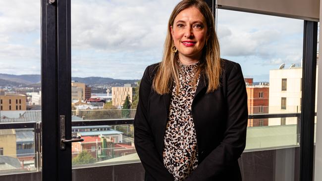 ANMF Secretary Emily Shepherd at the ANMF offices in Hobart. Picture: Linda Higginson