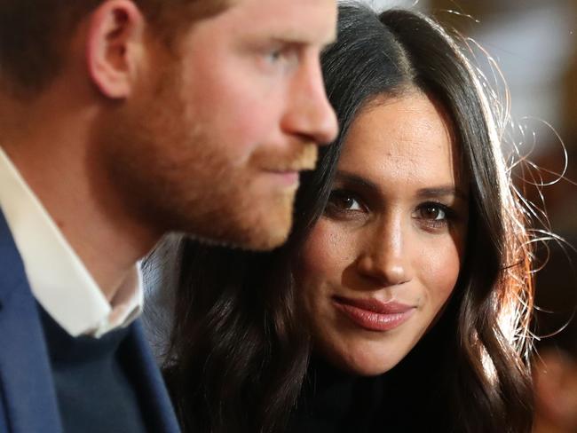 EDINBURGH, SCOTLAND - FEBRUARY 13:  Prince Harry and Meghan Markle attend a reception for young people at the Palace of Holyroodhouse on February 13, 2018 in Edinburgh, Scotland.  (Photo by Andrew Milligan - WPA Pool/Getty Images)