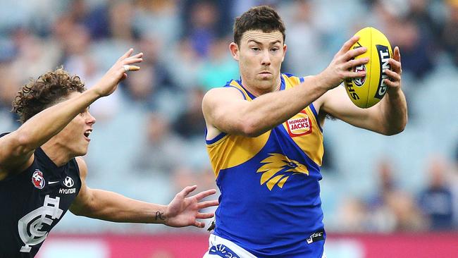 Jeremy McGovern will be an ideal replacement for Jake Lever at Melbourne. Picture: Getty Images