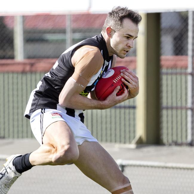 Glenorchy star Jaye Bowden picked up two votes in his last TSL game. Picture Chris Kidd