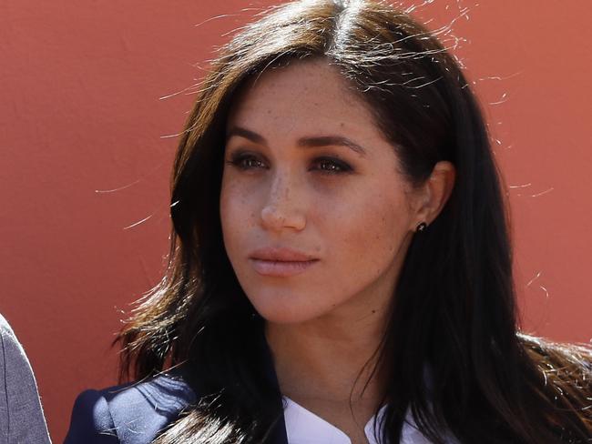 ASNI, MOROCCO - FEBRUARY 24: Prince Harry, Duke of Sussex and Meghan, Duchess of Sussex attend an Investiture for Michael McHugo the founder of 'Education for All' with the Most Excellent Order of the British Empire on February 24, 2019 in Asni, Morocco.  The Duke and Duchess of Sussex are on a three day visit to the country. (Photo by Kirsty Wigglesworth - Pool/Getty Images)