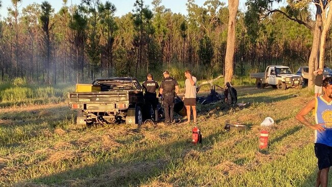 Witnesses tried to save the life the man killed in a “high impact” crash near Cardwell.