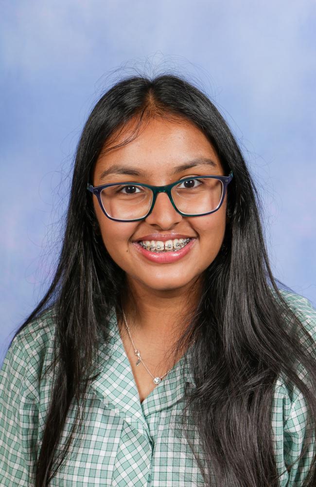 Belmont High School student Sagun Pandey