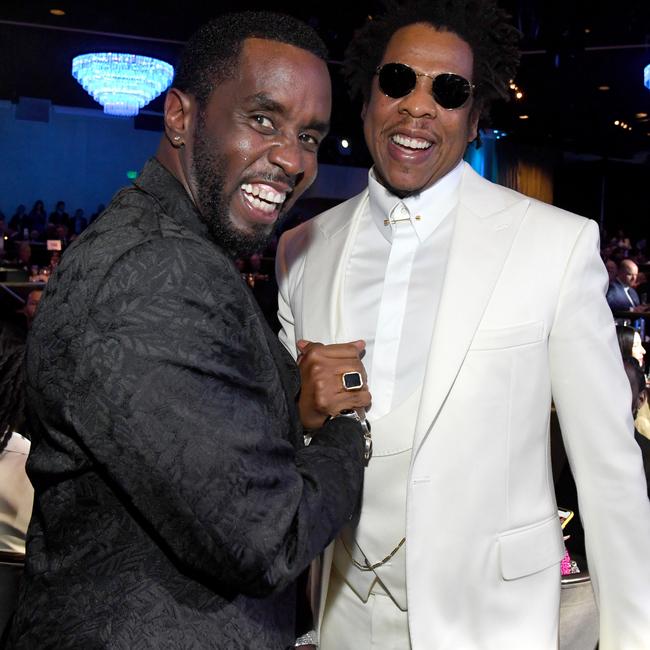 Sean ‘Diddy’ Combs and Jay-Z at an event that honoured Combs as an industry icon in 2020. Picture: Getty