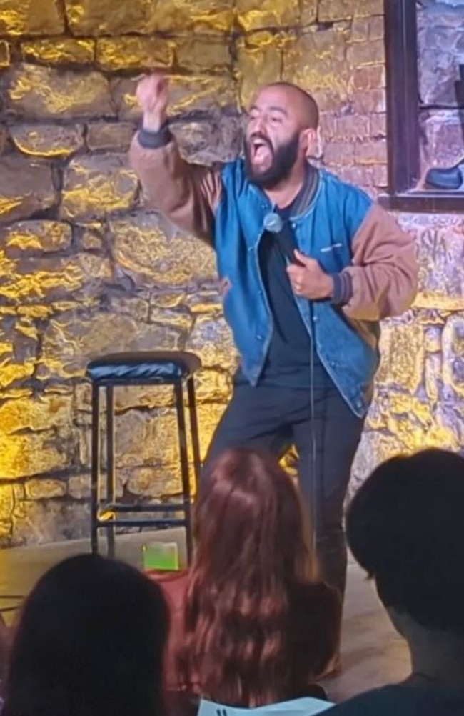 He loves the Melbourne comedy scene. Picture: Instagram/aidanjonescomedy