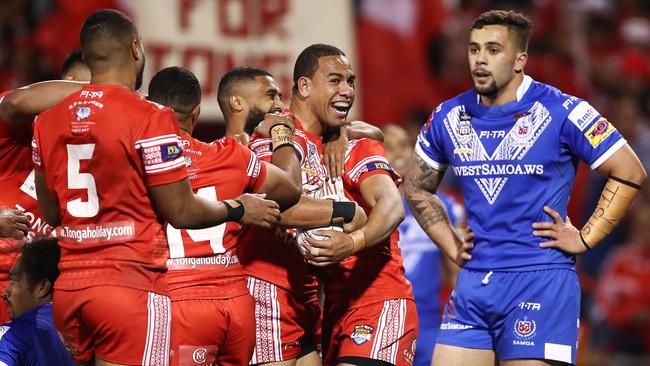 Samoa haven’t risen with Tonga. Photo by Brendon Thorne/Getty Images.