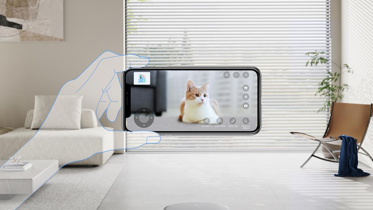 Ecovacs’ new flagship Deebot X5 Pro Omni not only cleans and mops the floor before returning to its station to self-clean but it can also keep an eye on your pets while going on ‘patrol’ around the house.