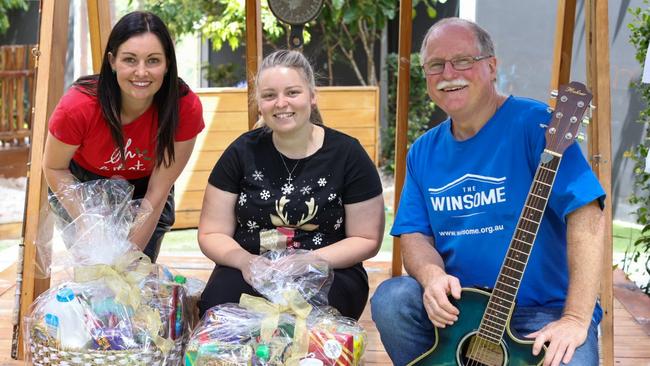 Harmony ELJ Lennox Director Lucinda Stanford, lead educator Lily Hotko and Ian Phillips, chaplain of Winsome.