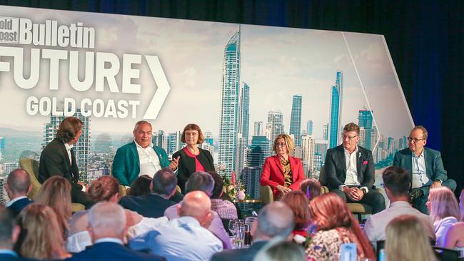 Panel Discussion at the Gold Coast Bulletin's Future Gold Coast. Picture: Glenn Campbell