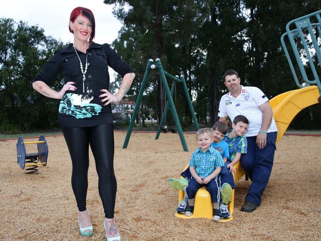 Fiona says the surgery has given her a new lease on life her husband Steve and their 3 boys Jacqob (9), Adam (5) and Zac (3).