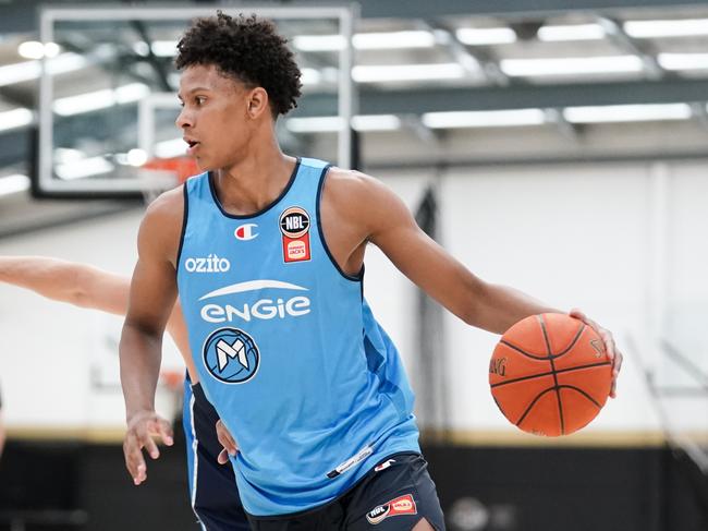 Dash Daniels in action during his first day at Melbourne United. Picture: Melbourne United Media