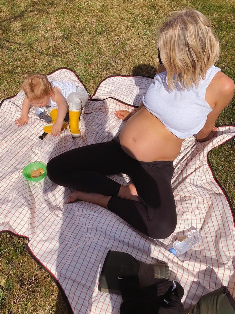 Phoebe, 29, posted this photo three days after news of her husband’s alleged sexting broke. Picture: Instagram